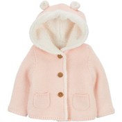 Resim Kız Bebek Hırka - Pembe Pembe 