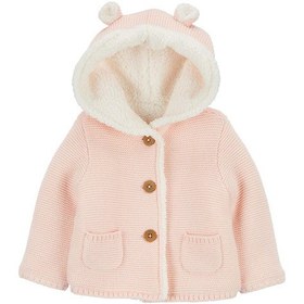 Resim Kız Bebek Hırka - Pembe Pembe 