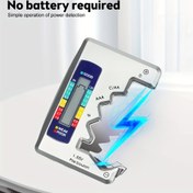 Resim BT-886 Dijital Batarya Test Cihazı, LCD Ekran Kapasite Kontrol Dedektörü Kapasitans Tanı AA/AAA/9V/1.5V Düğme Hücre Bataryası için, Şarj Edilmemiş 