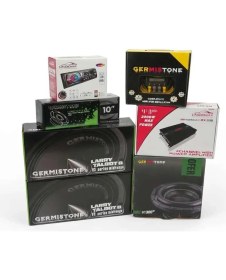 Resim Germistone Profsesyonel A'dan Z'ye Oto Ses Sistemi Midrange+Subwoofer+Amfi+Oto Teyp+Twetter+Kablo Seti+Kabin+ 