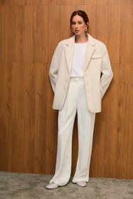 Resim Allure Yün Blazer - Ceket Ekru - Krem / 3 