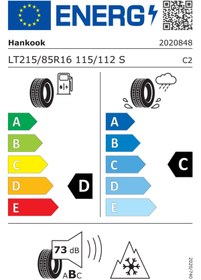 Resim Hankook Lt215/85 R16 115/112S Dynapro At2 Rf11 M+S (B.Yazılı) 4X4 Yaz Lastiği ( Üretim Yılı: 2024 ) 