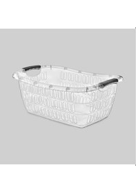 Resim Erkoç Çamaşır Sepeti Köşeli Şeffaf E-291 Şeffaf 