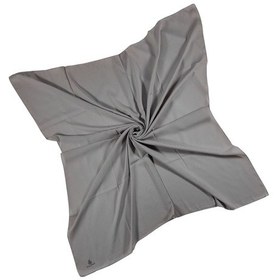 Resim Mim Eşarp Mısırlı Eşarpları Queen Krep Düz Renk Eşarp 110x110 Cm Açık Gri 