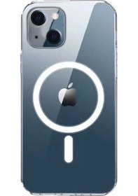 Resim iPhone Uyumlu 14 Kilif Magsafe Kablosuz Sarj Seffaf Kapak 470561041 