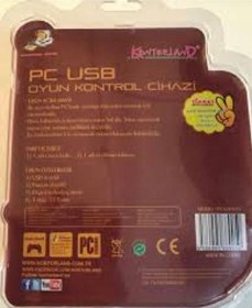 Resim Dıaron Pc Usb Gamepad Joystıck Oyun Kolu Drn-792 