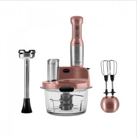 Resim Karaca 6 Bıçaklı Cam Mutfak Robotu Uzun Blender Ayaklı 2500W Turbolu Güçlü Motor, Çırpma, Dilimleme, Doğrama, Blender, Karıştırma, Onerous Mutfak Tartısı Hediye 