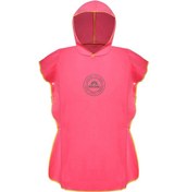 Resim Springsun Çocuklar İçin Hızlı Kuruyan Kapüşonlu Plaj Havlusu - Yüzme Havuzu Ve Deniz İçin Gül Kırmızısı 