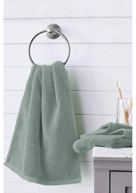 Resim 10 Lu El Yüz Otel Havlusu 50x85 Cm Renkli 16/1 Avs 200 Gr Gri 