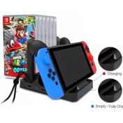 Resim Yues Nintendo Switch Uyumlu HDMI Dock Fonksiyonel Stand Pro Controller Joy Con Şarj Standı 