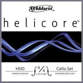Resim DADDARIO H510M CELLO TEL SETİ, HELICORE, LONG SCALE, MEDIUM 