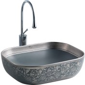 Resim Turkuaz EH-4290MGG Tezgah Üstü Porselen Lavabo EH-4290MGG 
