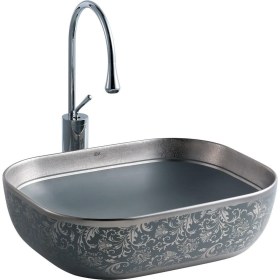 Resim Turkuaz EH-4290MGG Tezgah Üstü Porselen Lavabo EH-4290MGG 