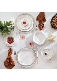 Resim Schafer Siena Yemek Takımı 24 Parça-gold 