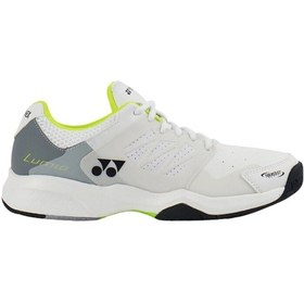Resim Yonex Lumio 3 Erkek Tenis Beyaz Lime Ayakkabı Beyaz 