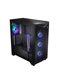 Resim MSI MPG Gungnir 300R AirFlow Temperli Cam A-RGB FAN 4x120mm PMW Fan ATX BROWN BOX Gaming Bilgisayar Kasası 