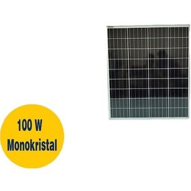 Resim Gesper 100 W Monokristal Güneş Paneli 36 Hücre 12V 