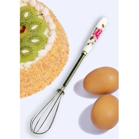 Resim Sim Ev Mutfak Porselen Saplı Küçük Boy Çırpıcı 