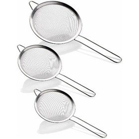 Resim Büyük 3'lü Metal Süzgeç Royaleks-clkn-1359 