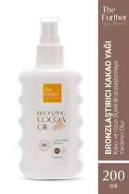Resim The further uzun süre kalıcı bronzlaştırıcı kakao yağı 200 ml 