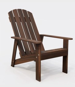 Resim Modern Ahşap Oval Adirondack Balkon, Bahçe Koltuğu 
