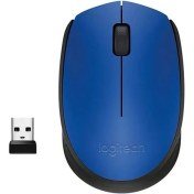 Resim Logitech M171 Kablosuz USB Mavi Mouse 