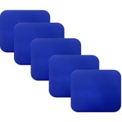 Resim Knsz oturma minderi 5 li zengin&mağrur&uslu mvi suni deri tel bar sandalyesi için 