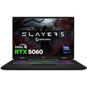 Resim Game Garaj Slayer5 7-5060 C1 U7-255HX 32 GB 1 TB RTX5060 16" Free Dos Dizüstü Bilgisayar 
