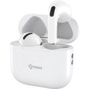 Resim Ktools Sound Lıte 5.3 Tws Beyaz Bluetooth Kulaklık 