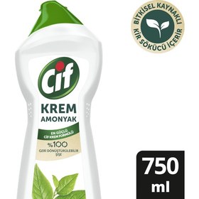 Resim Cif Krem Yüzey Temizleyici Amonyaklı Yağ ve Kireç Sökücü Leke Çıkarıcı 750 ML 