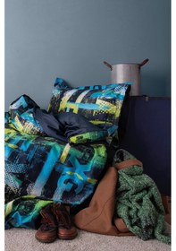 Resim Aqua 210 Tc 83 Tel Dijital Pamuk Saten Tek Kişilik Nevresim Takımı Çok Renkli 