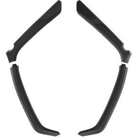 Resim GP Kompozit Yamaha NMAX 125 / 155 2021-2024 Uyumlu Bacak Koruma Siyah 