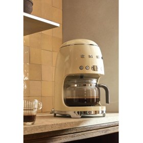 Resim Smeg DCF01CREU Krem Filtre Kahve Makinesi 