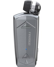 Resim Teltree Fineblue F520 Bluetooth 5.3 Tek Kulaklık, Şişme Kollü Yaka Klipsi, El Çevirme Konuşma, 10 Saat Konuşma Süresi, Gri Fineblue F520bt 