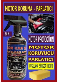 Resim Motor Protoction Motor Koruyucu-parlatıcı 500 Ml + Uygulama Süngeri 