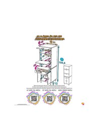 Resim Eliusta Ora 48 Cm Derinlikte Beyaz Mutfak/kiler Dolabı 60x194x48 Cm 1 Çekmece 5 Kapak Modüler Dolap Beyaz 