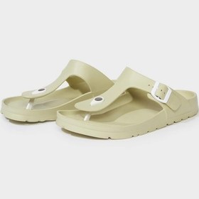 Resim Defacto Kadın Düz Taban Eva Terlik E3134ax25hskh380 Haki 