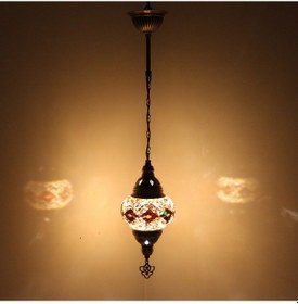 Resim Dekoratif SARKIT AVİZE ASKILI GECE LAMBASI TAVAN LAMBASI 
