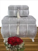 Resim Sonem Çeyiz Çeyiz Sandığı Söz Nişan Bohça Gelin Damat Sandık 2li 0324 