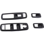 Resim Enigmatic 4 Adet Siyah Araba Iç Cam Kaldırma Döşemesi (Yurt Dışından) 