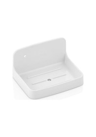 Resim Zen Katı Sabunluk Beyaz Sert Plastik Yapışkanlı - Duvara Monte 5358 Renkli 