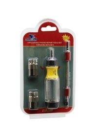 Resim 14 Parça Yaylı Telefon Tamir Tornavida Bits Seti 