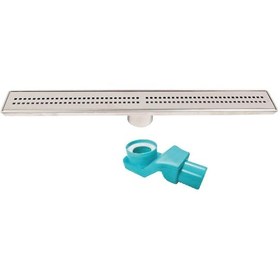 Resim Sukar Line 6 Cube 60 cm Izgaralı Krom Duş Kanalı 1156-1006000-01 