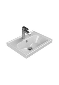 Resim Turkuaz Seramik Cerastyle Frame 50 x 38 CM Etajerli Lavabo 