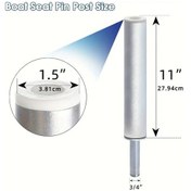 Resim Hightower 11" Lock'n-pin Paslanmaz Çelik Tekne Koltuğu Montaj Aksesuarı - Dayanıklı Güvenli Kolay Kurulum 