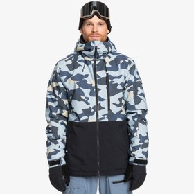 Resim Quiksilver Mission Printed JK Erkek Renkli Kayak Montu 