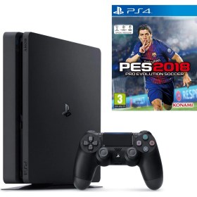 Resim Sony Ps4 Slim 500Gb Oyun Konsolu + Pes 2018 