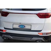Resim Kia Sportage 4 Arka Tampon Eşiği Parlak Plastik 2018-2021 Arası 