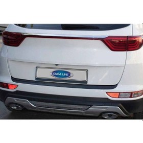 Resim Kia Sportage 4 Arka Tampon Eşiği Parlak Plastik 2018-2021 Arası 