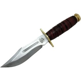 Resim Kuzgun Ticaret Metalik T.c. Komando Outdoor Bıçağı 25 cm - Kılıflı ( Lisinya ) 